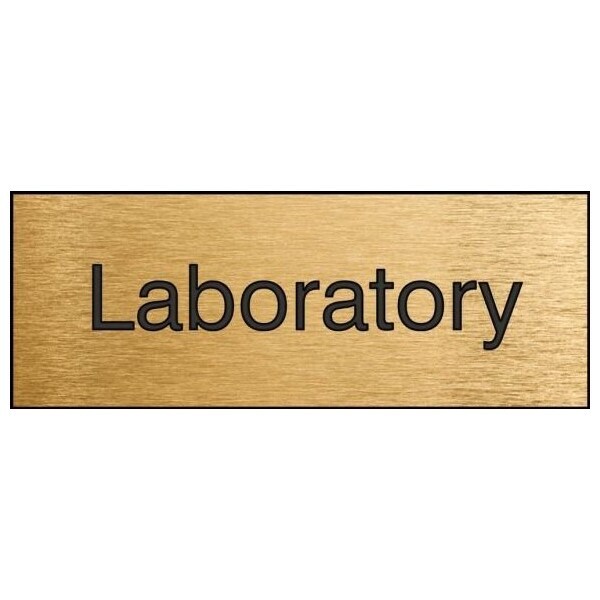 Accuform 8 in W x 3 in H, Engraved Plastic PSG812BA - main